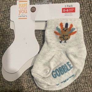 Just One You by Carters’s Thanksgiving Turkey Socks Gobble 0-6 Months